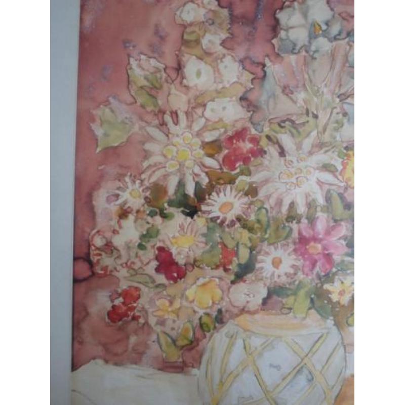 Bloemen in vaas - ges. Doeser 1884-1970