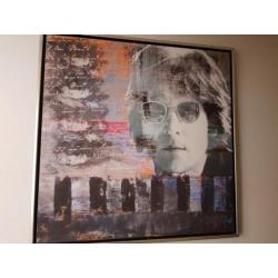 John lennon zeefprint met lijst