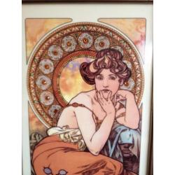 Topaz, Precious Stones serie - Goebel - Alphonse Mucha