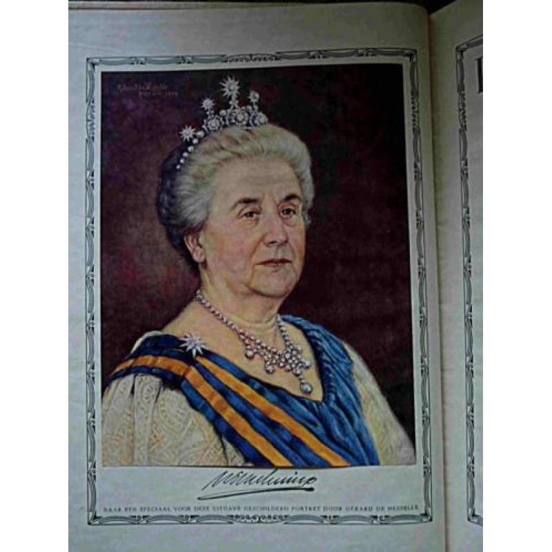 Gedenkboek regerings jubileum Koningin Wilhelmina 1948