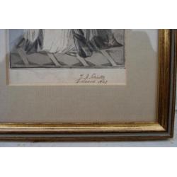 J A Schultsz aquarel 1843