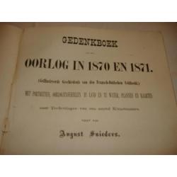 gedenkboek van den oorlog in 1870 en 1871