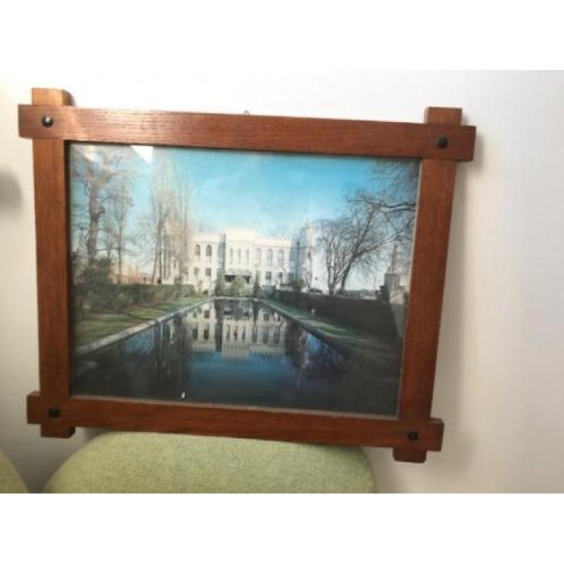 Oude grote foto van Tilburg / Paleis Raadhuis 1940 + lijst