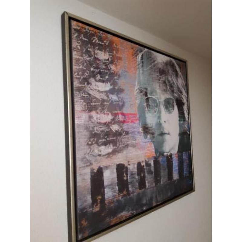 John lennon zeefprint met lijst