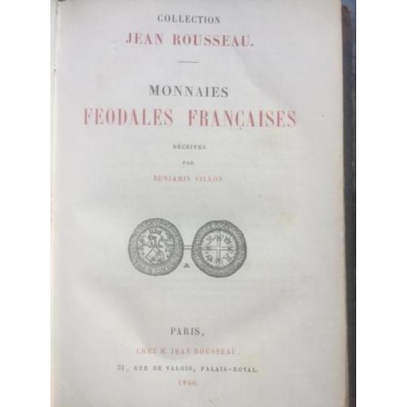 1860 Monnairs Feodales Francaises