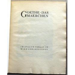 Das Maerchen 1922 Goethe 134/260 Avalun-Verlag Märchen