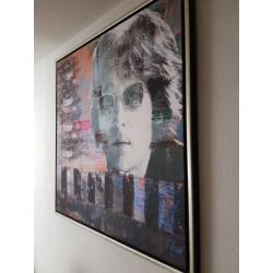 John lennon zeefprint met lijst