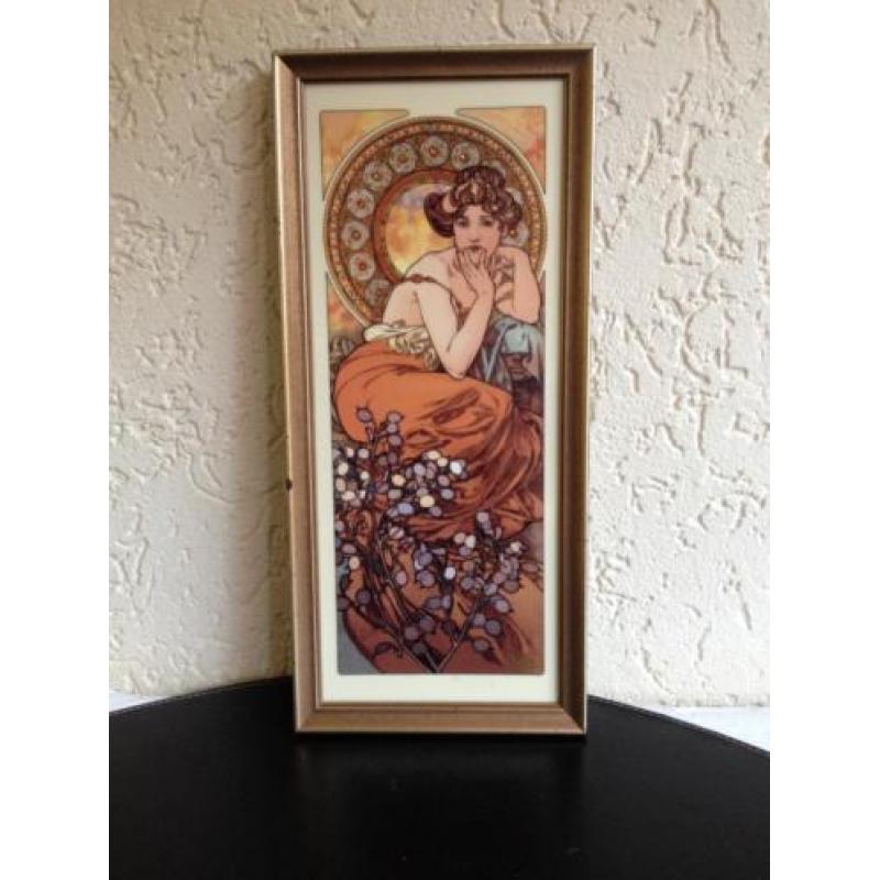 Topaz, Precious Stones serie - Goebel - Alphonse Mucha