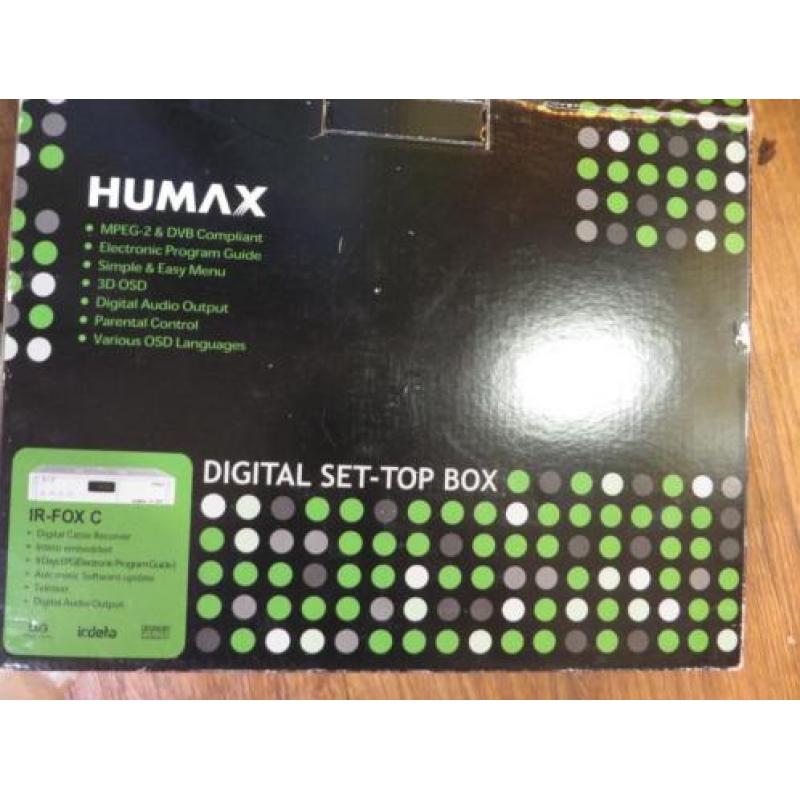 humax digital set top box ir fox c