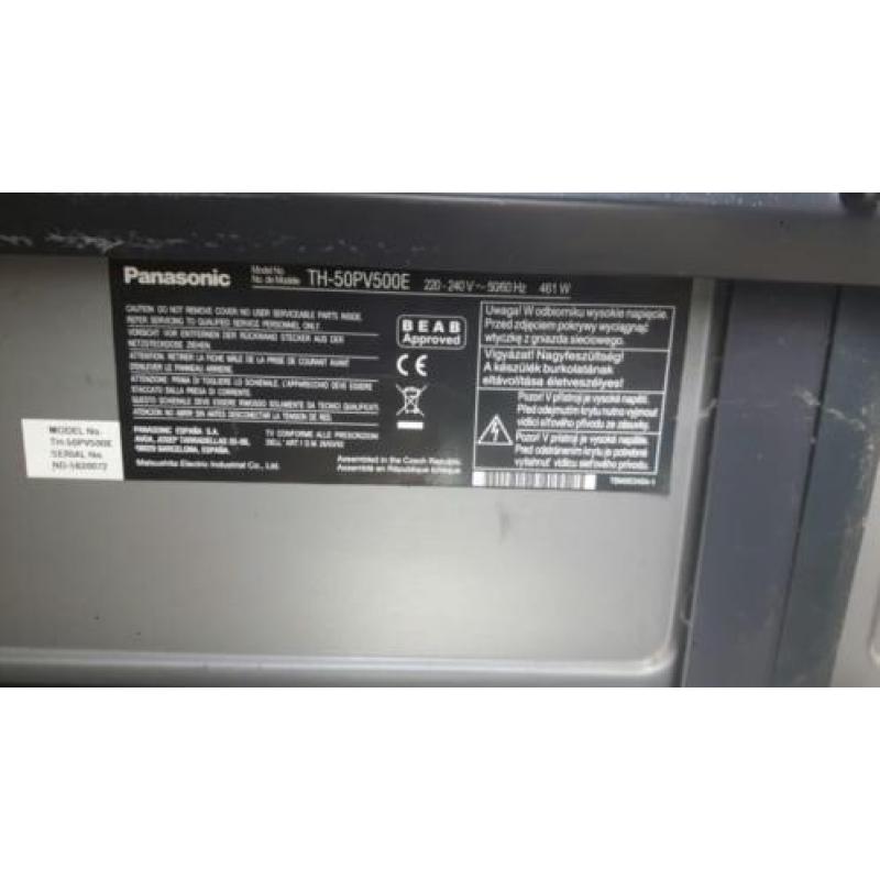 Panasonic TV type TH-50PV500E 125 cm beeldbuis