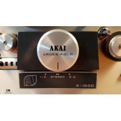 Akai X-100D stereo bandrecorder / tapedeck