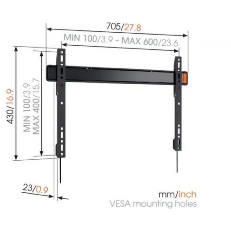 Vogels WALL 3305 muurbeugels