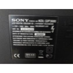 80cm LCD tv: Sony Bravia, Goed Beeld en Geluid! 3x HDMI!