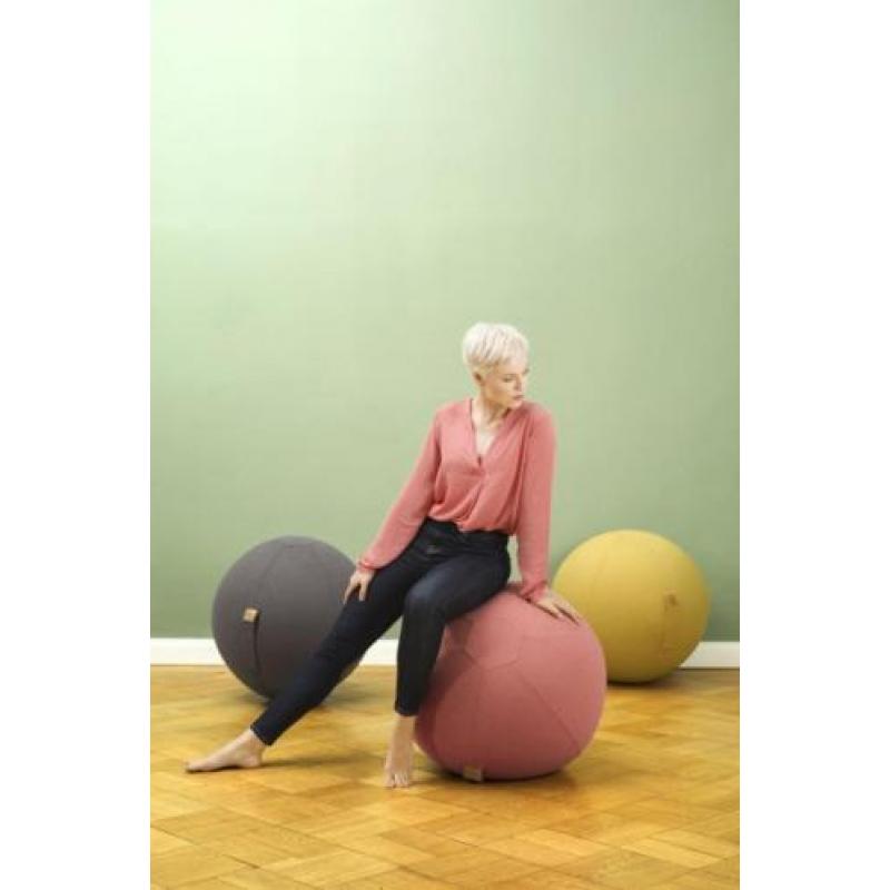 Sitting Ball Zitbal Vilt - Oker