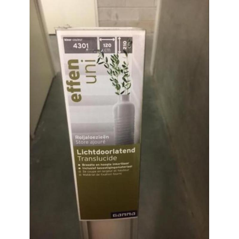 NIEUW / Roljaloezie lichtdoorlatend wit 4301