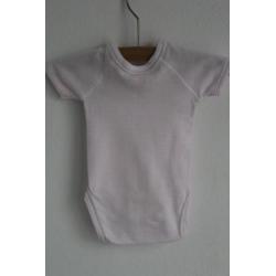 Roze gestreept rompertje van Petit Bateau maat 50 (9619)